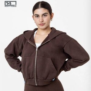 Los Angeles apparel cropped hoodie